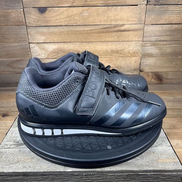 Adidas Powerlift 3.1 Weightlifting Cross Trainer Black Shoe Men's Size 8 - Picture 1 of 10